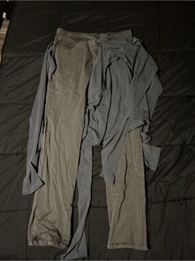 RAF Simon Zombie Pants Grey Blue